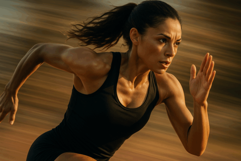 Female athlete representing a fast DBS Check for care